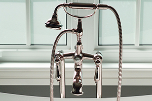 Updating a bathroom includes changing fixtures
