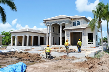 construction workers building home Florida