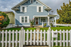 There are many ways to increase a propertys curb appeal like installing a picket fence